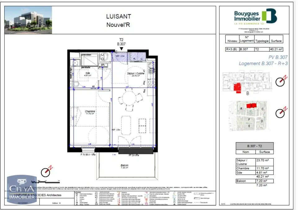 Photo 5 Appartement 2 pièces 40.21m²