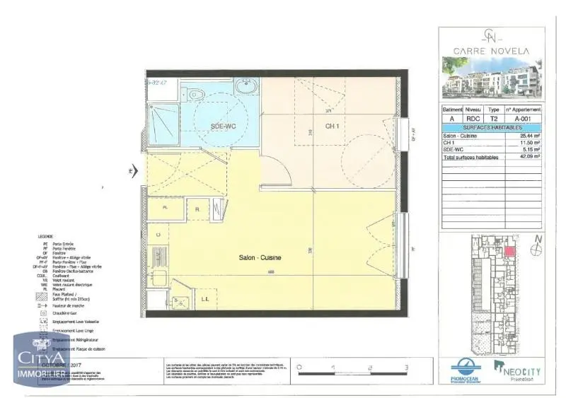 Photo 10 Appartement 2 pièces 42.09m²