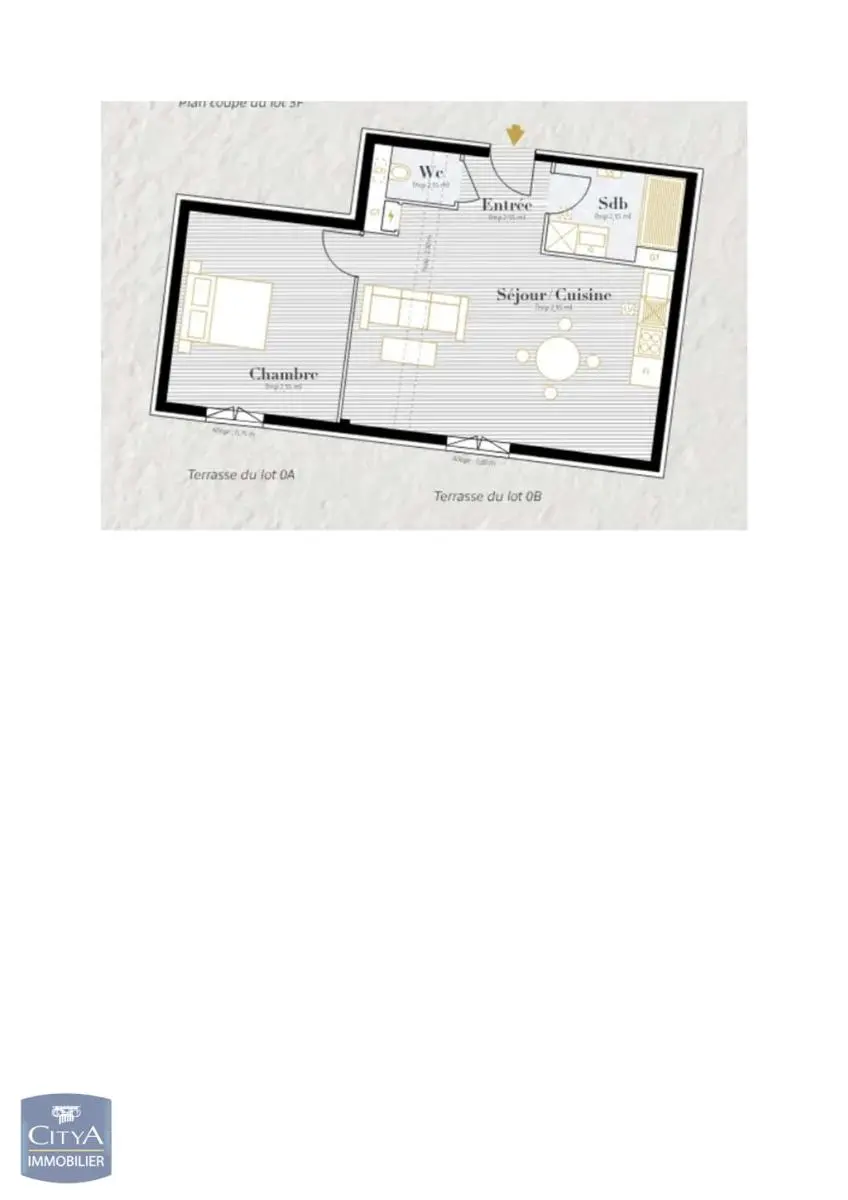 Photo 2 Appartement 2 pièces 49.04m²