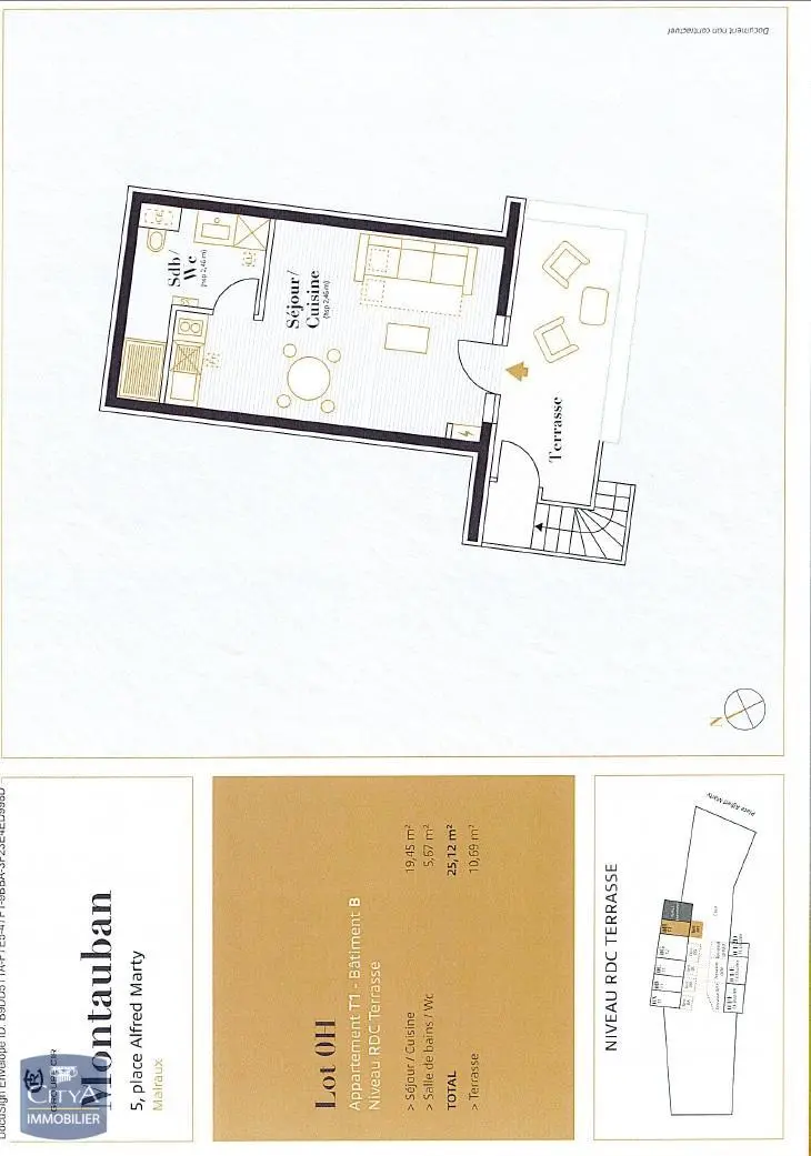 Photo 7 Appartement 1 pièce 25.12m²