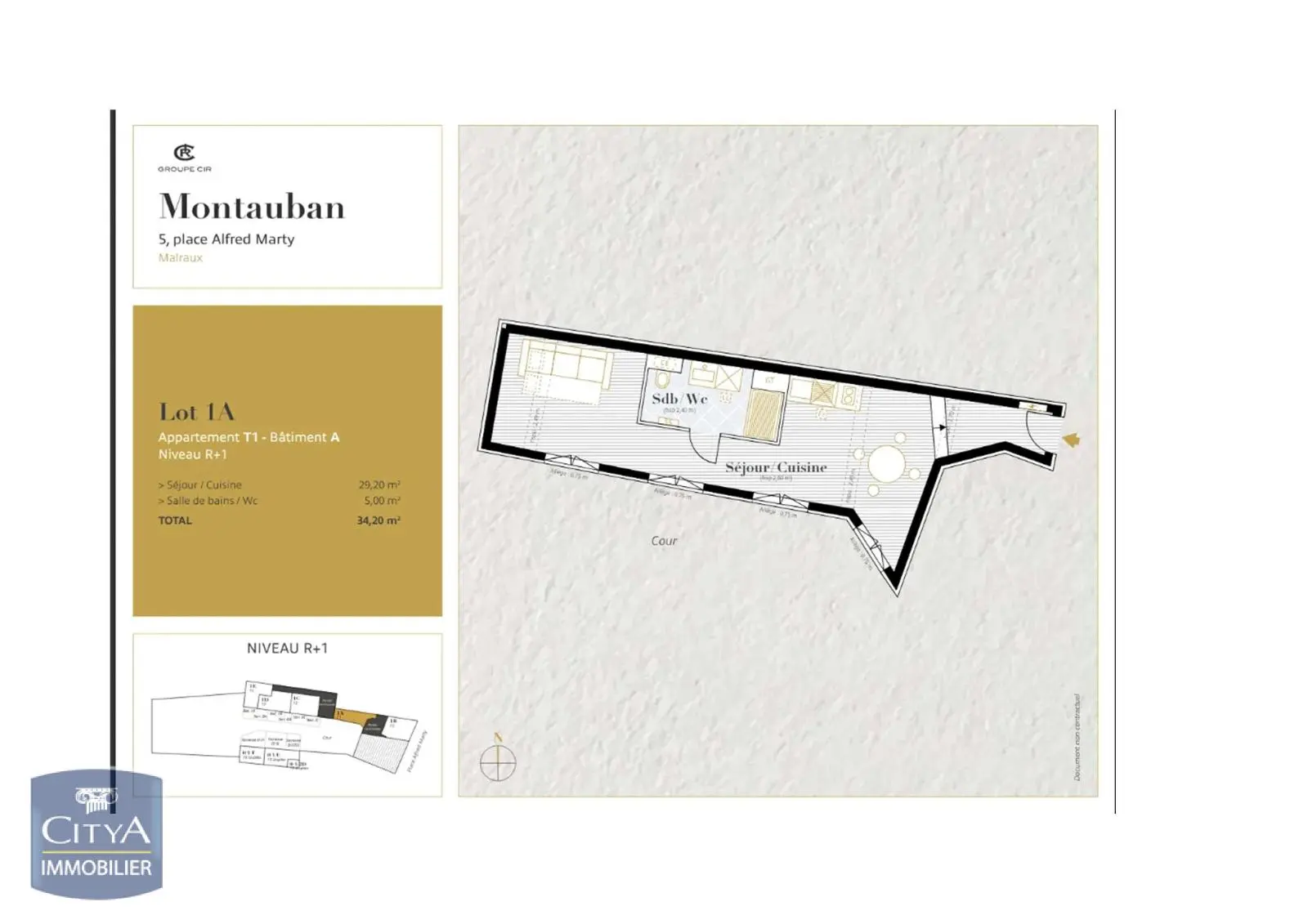 Photo 4 Appartement 1 pièce 34.2m²