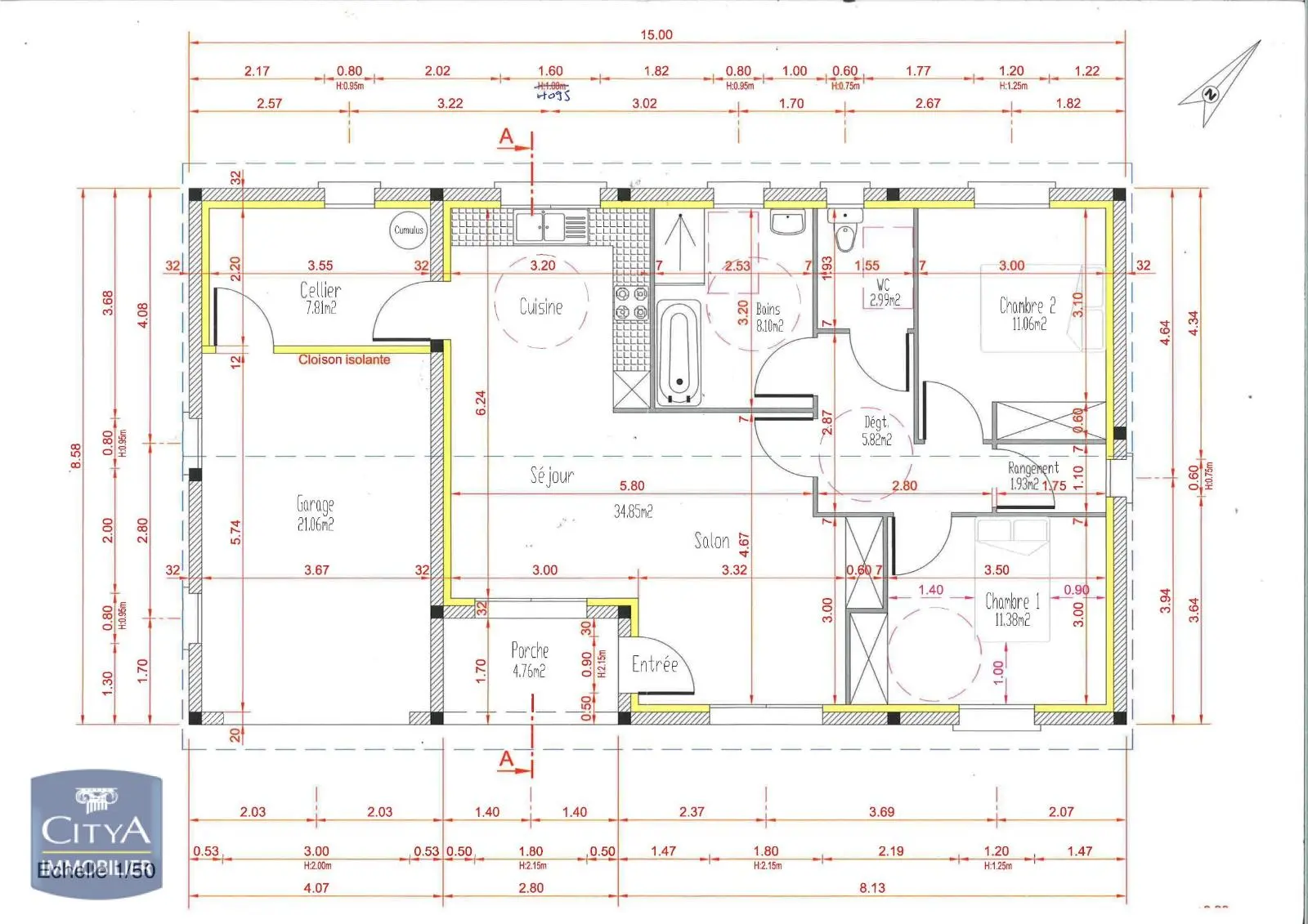 Photo 10 Maison 3 pièces 80m²