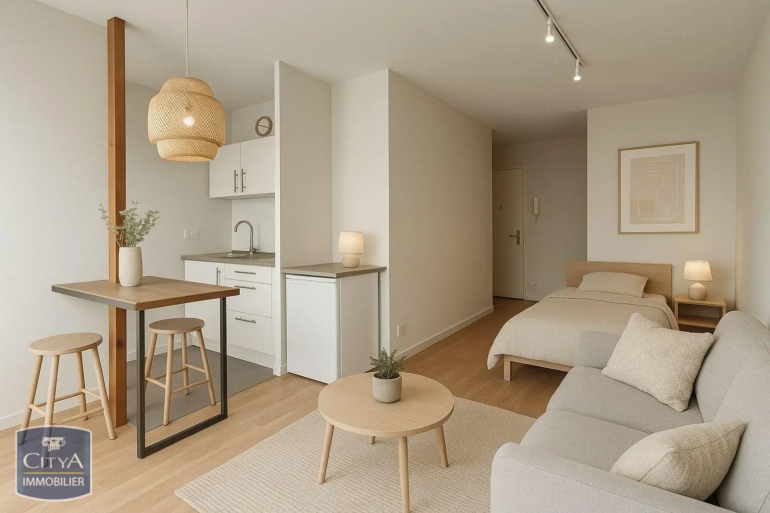 Photo 1 Appartement 1 pièce 21.21m²