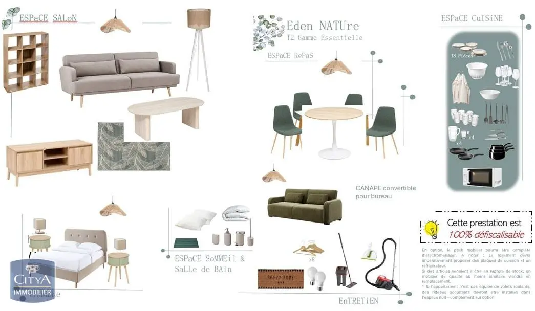 Photo 2 Appartement 3 pièces 48.29m²