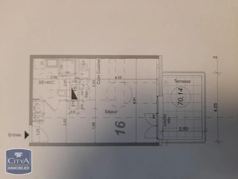 Photo 4 Appartement 1 pièce 34.55m²