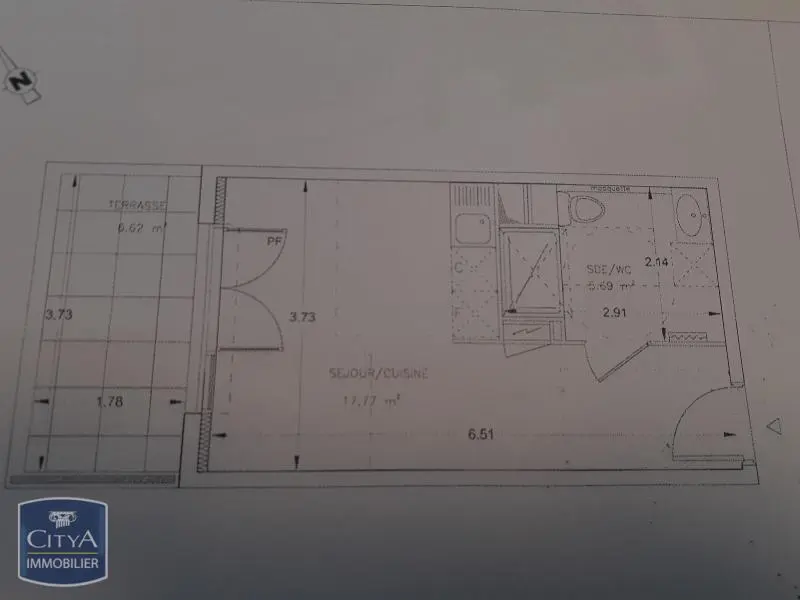Photo 6 Appartement 1 pièce 23.46m²