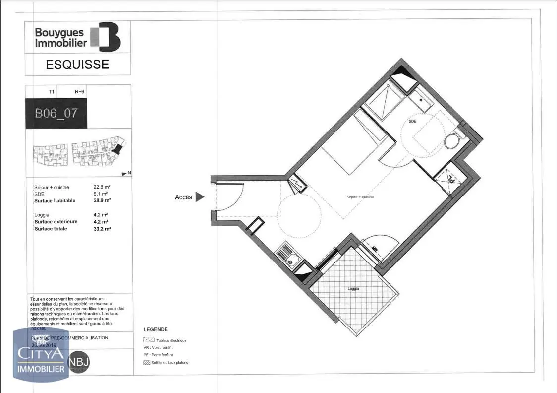 Photo 2 Appartement 1 pièce 28.9m²
