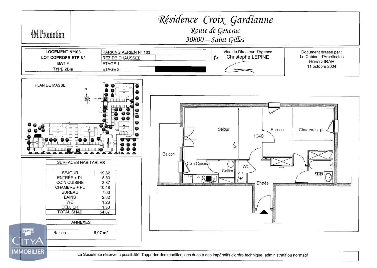 Photo 10 Appartement 3 pièces 54.62m²