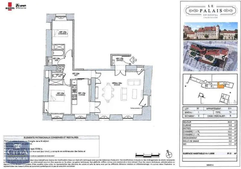 Photo 8 Appartement 3 pièces 81.5m²