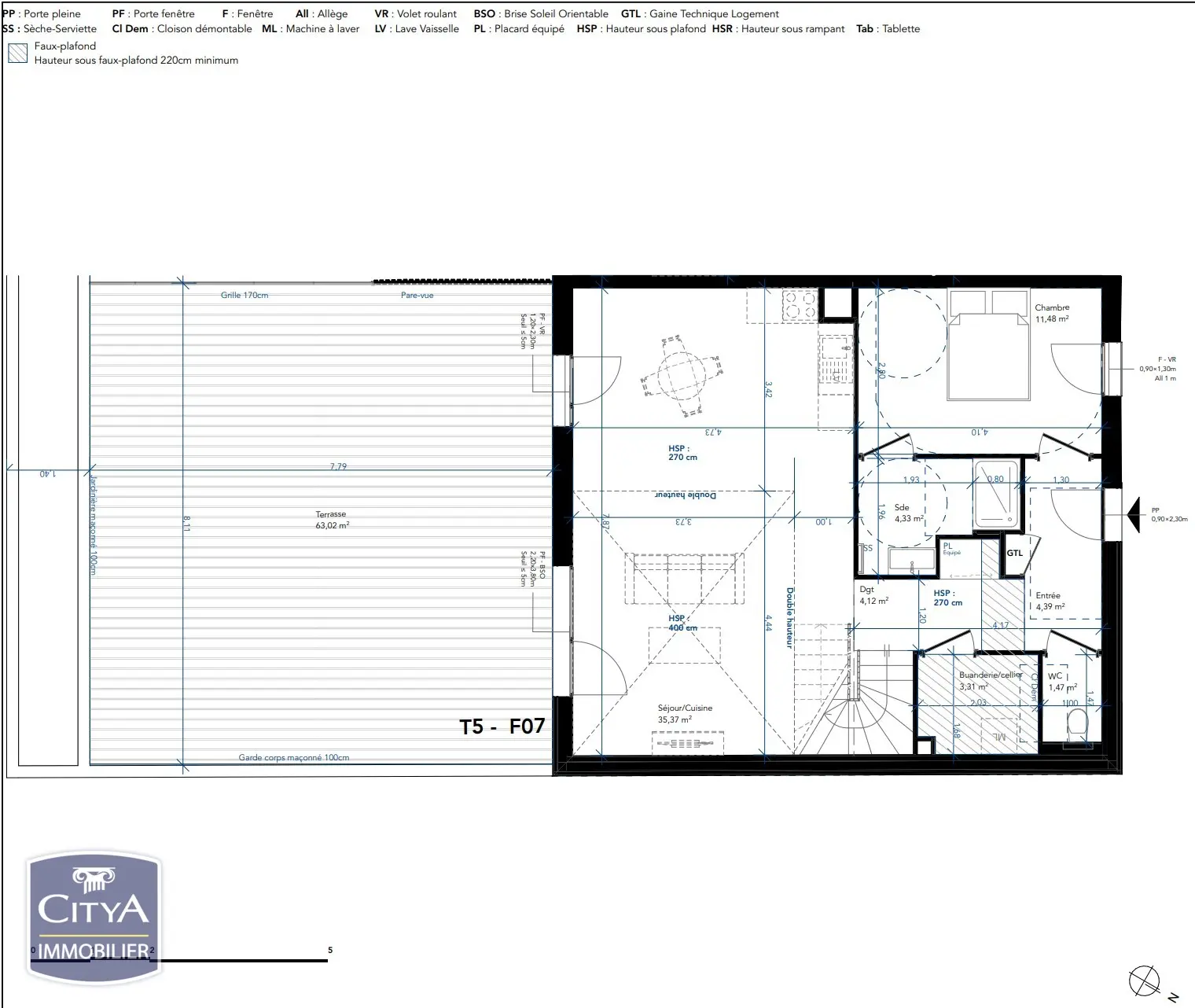 Photo 3 Appartement 5 pièces 109.75m²