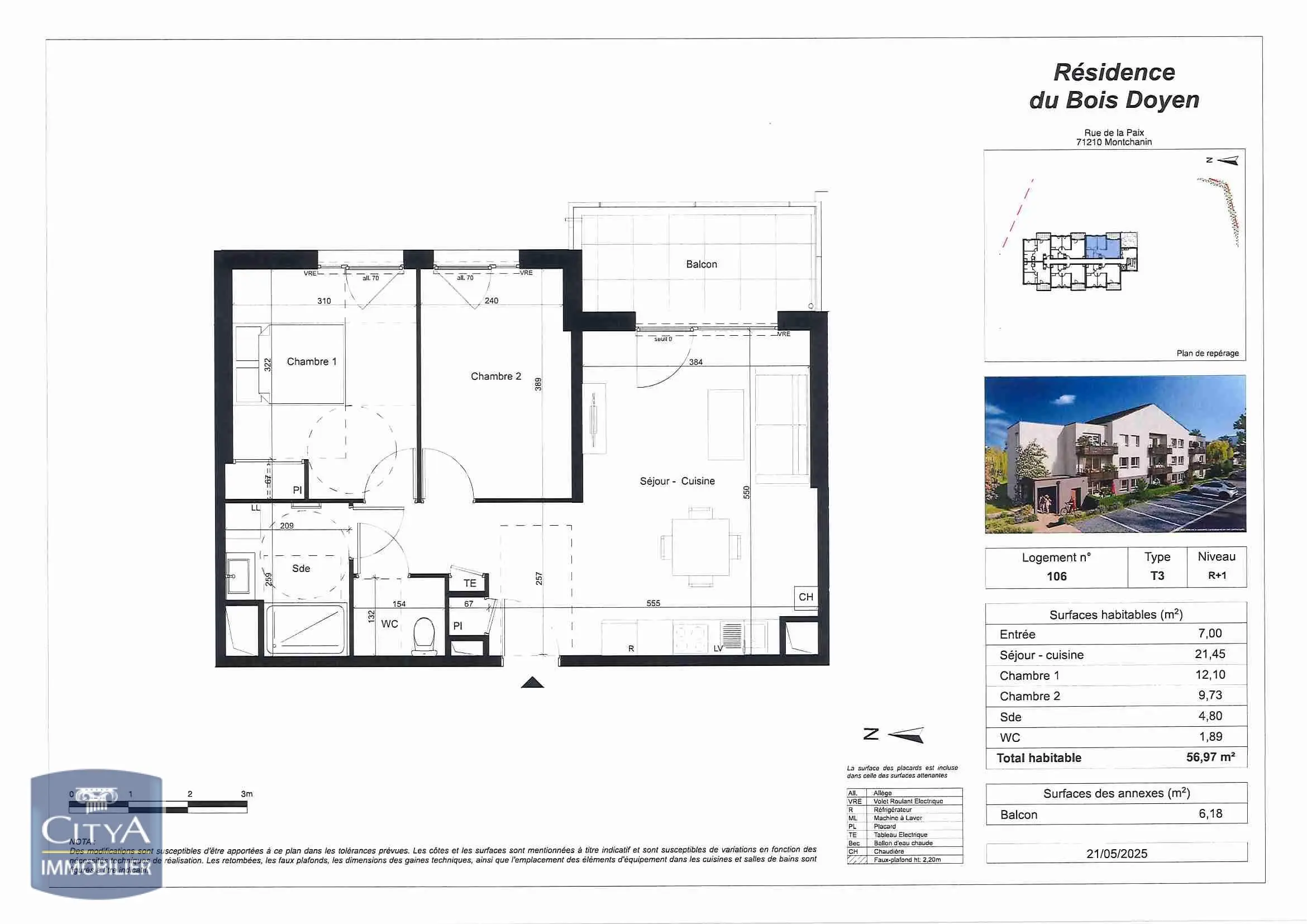 Photo 5 Appartement 2 pièces 44.07m²