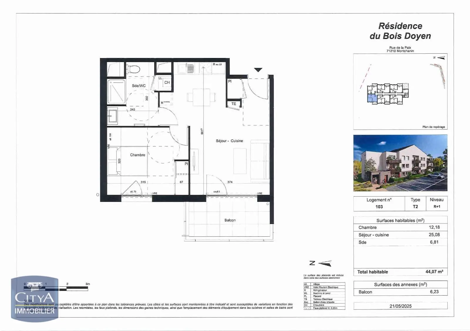 Photo 4 Appartement 2 pièces 44.07m²