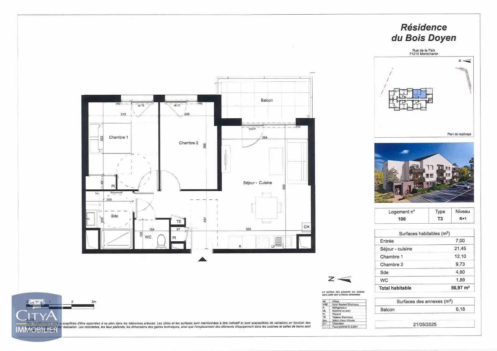 Photo 5 Appartement 2 pièces 44.07m²