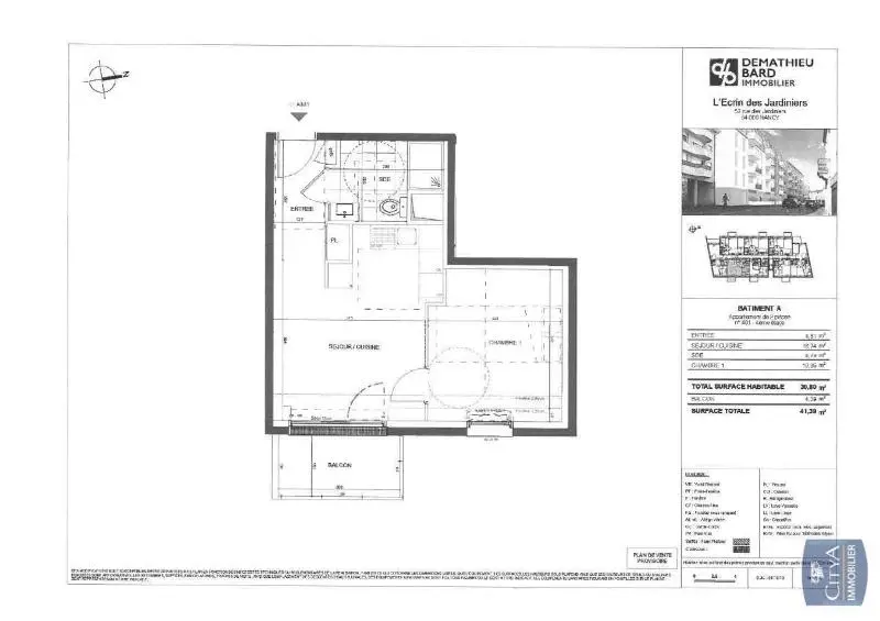 Photo 7 Appartement 2 pièces 36.8m²