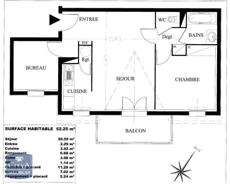 Photo 11 Appartement 2 pièces 52.25m²