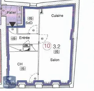 Photo 9 Appartement 2 pièces 40.76m²