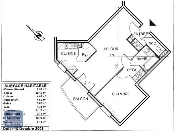 Photo 3 Appartement 2 pièces 47m²