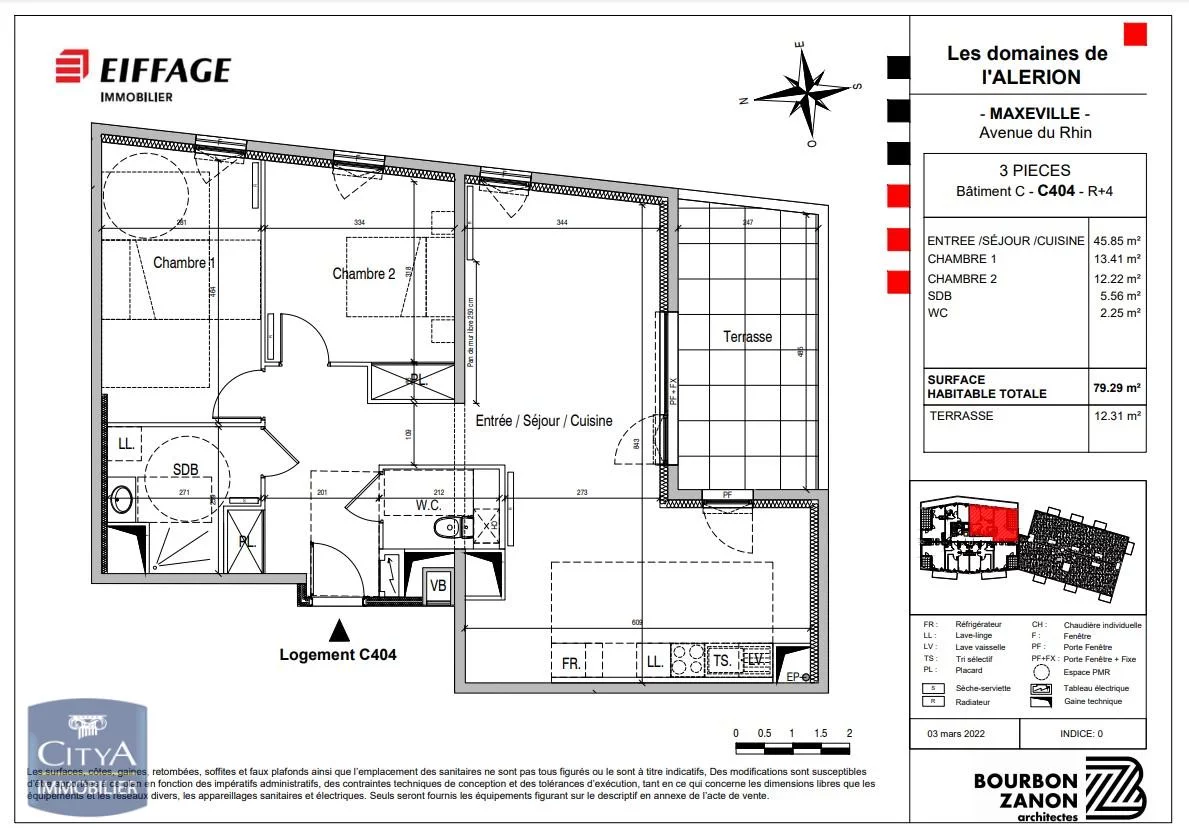 Photo 8 Appartement 3 pièces 79.29m²