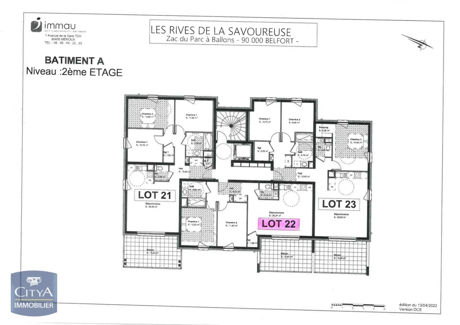 Photo 2 Appartement 3 pièces 68.17m²
