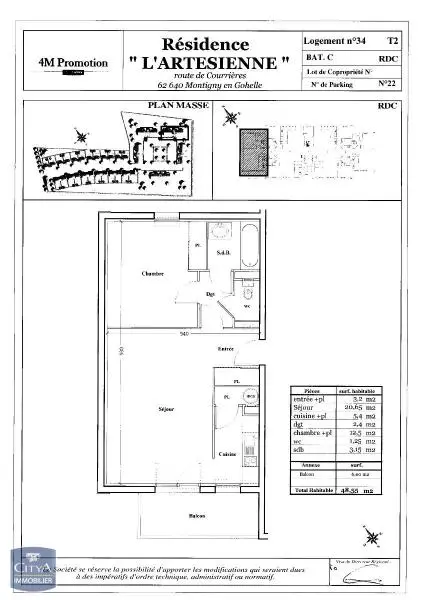 Photo 11 Appartement 2 pièces 48m²
