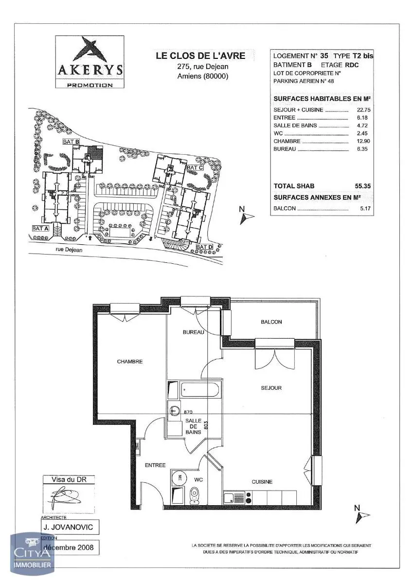 Photo 5 Appartement 2 pièces 55.24m²