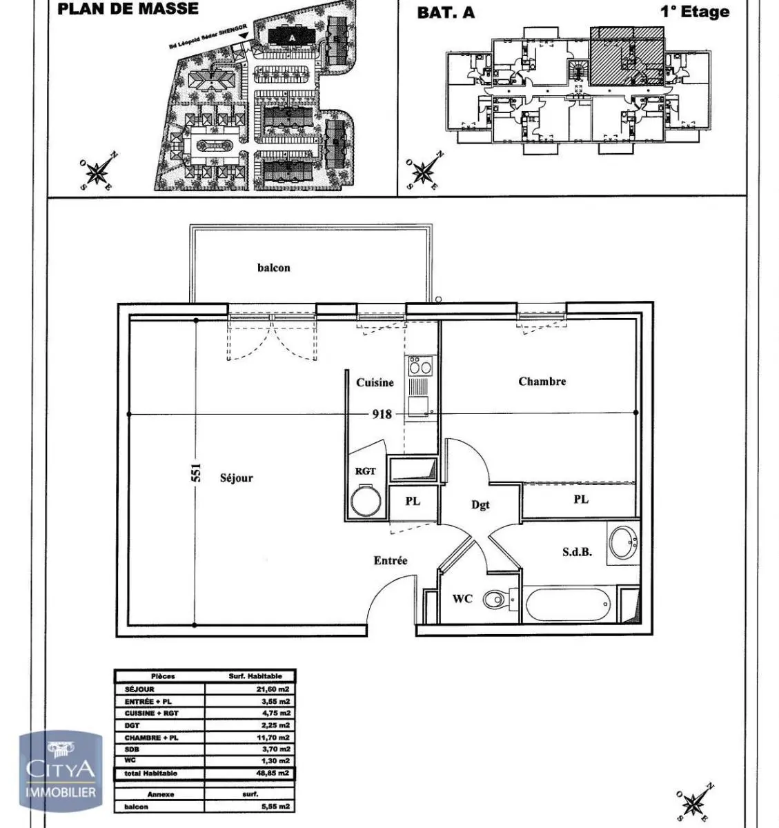 Photo 7 Appartement 2 pièces 48.85m²