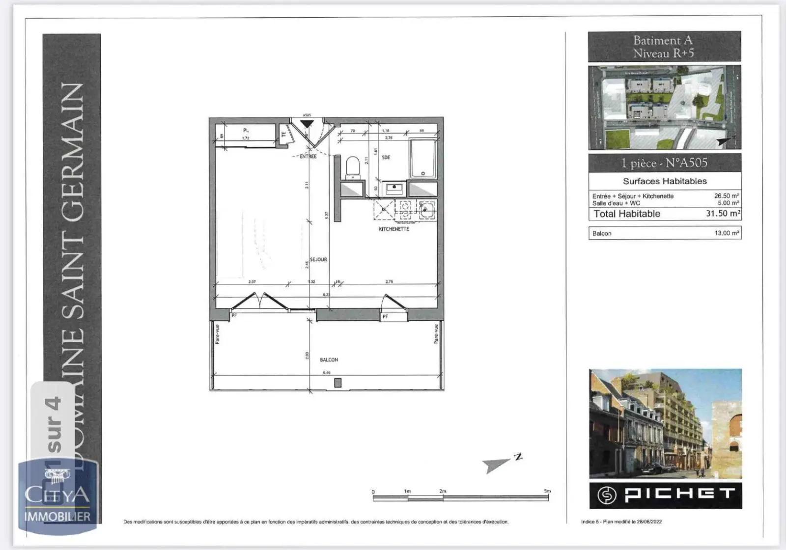 Photo 11 Appartement 1 pièce 31.5m²