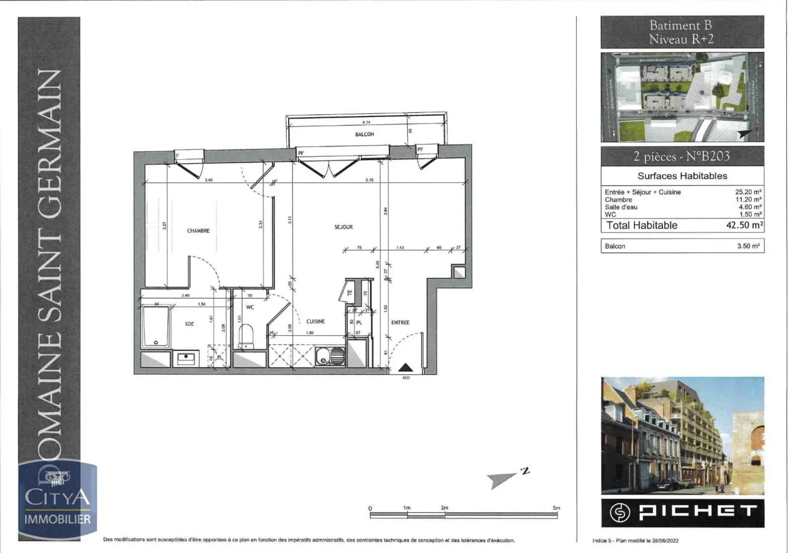 Photo 1 Appartement 2 pièces 42.5m²