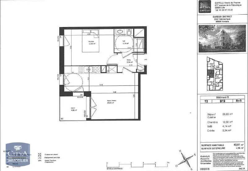 Photo 5 Appartement 2 pièces 40.61m²