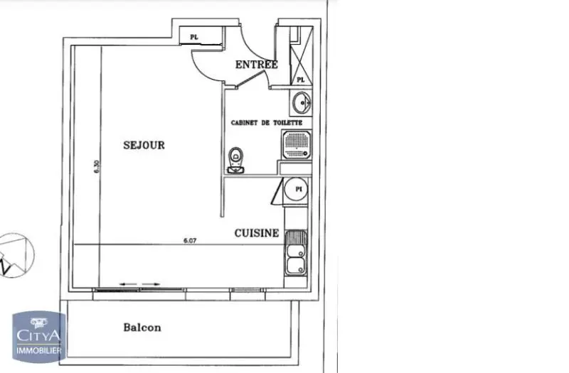 Photo 6 Appartement 1 pièce 39.14m²