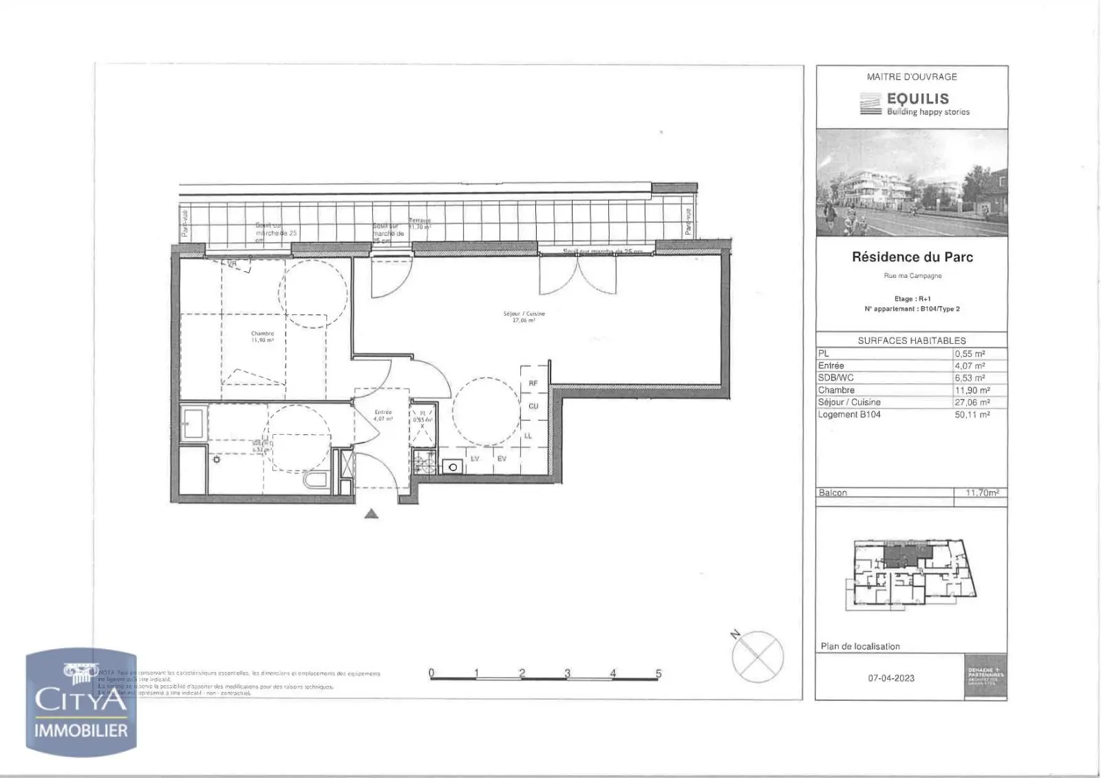 Photo 9 Appartement 2 pièces 50.11m²