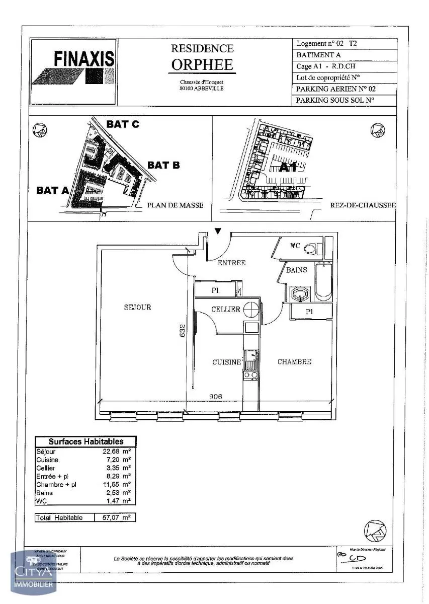 Photo 1 Appartement 2 pièces 57.11m²