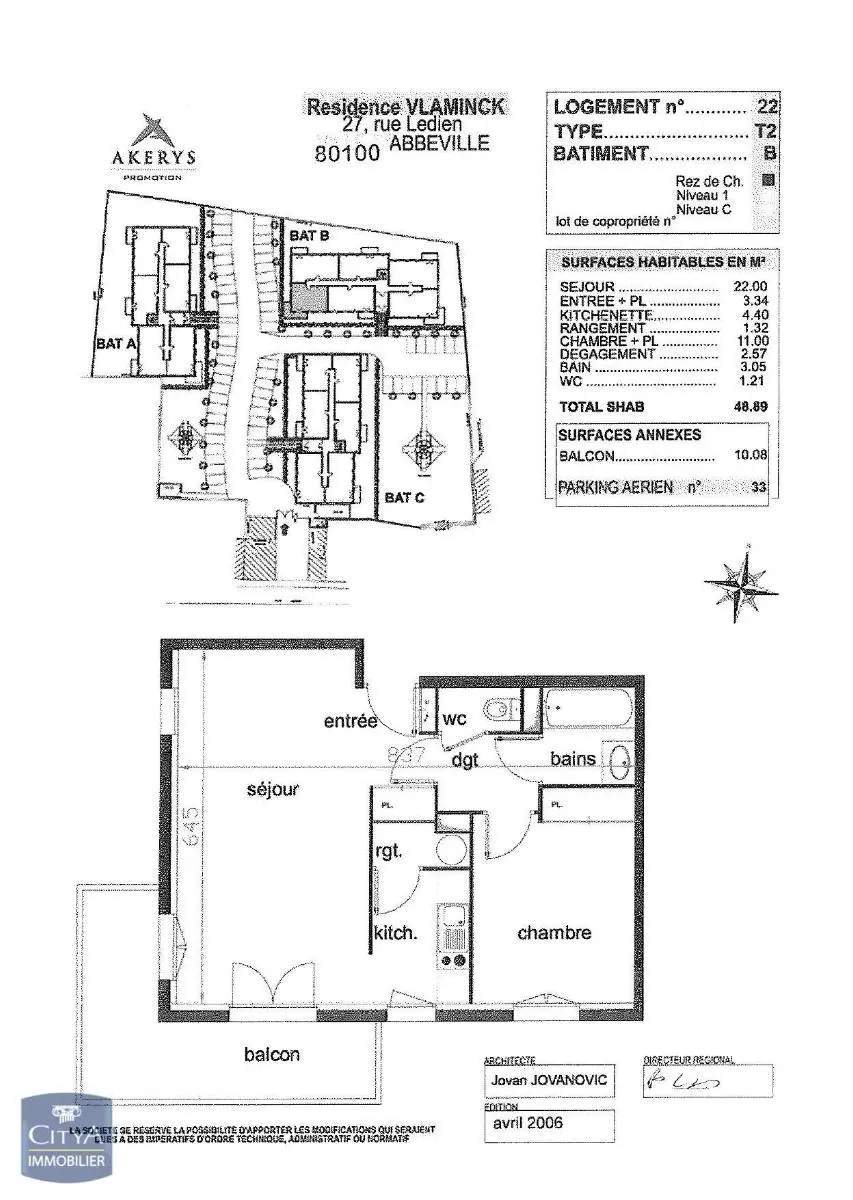Photo 2 Appartement 2 pièces 48.89m²
