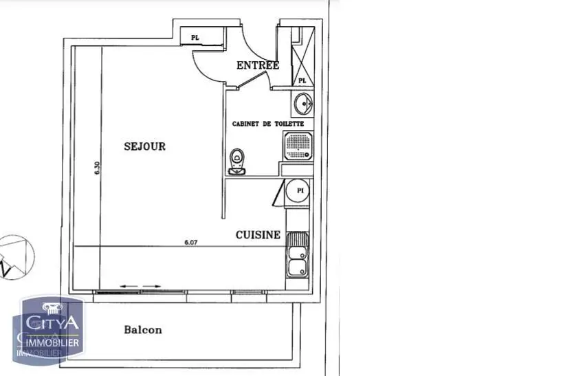 Photo 11 Appartement 1 pièce 39.14m²