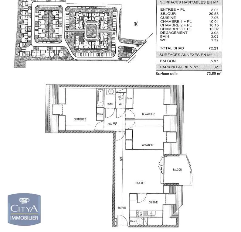 Photo 6 Appartement 4 pièces 72.21m²