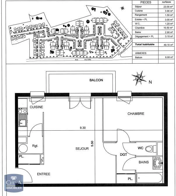 Photo 14 Appartement 2 pièces 49.1m²
