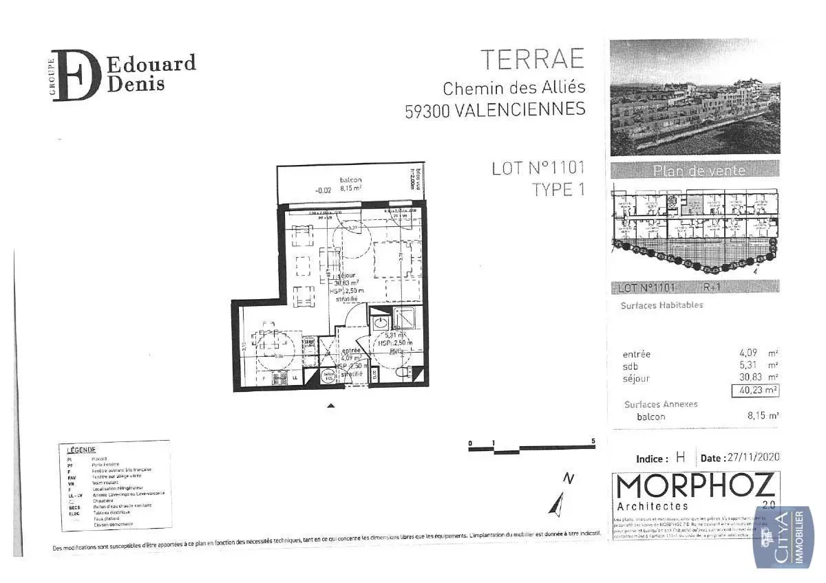 Photo 8 Appartement 1 pièce 40.23m²