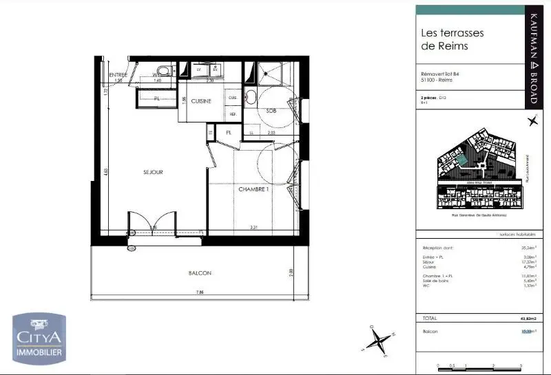 Photo 1 appartement Reims