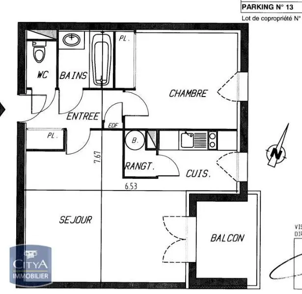 Photo 7 Appartement 2 pièces 44.1m²