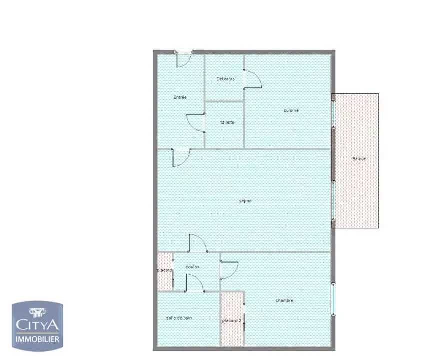 Photo 1 Appartement 2 pièces 47.9m²