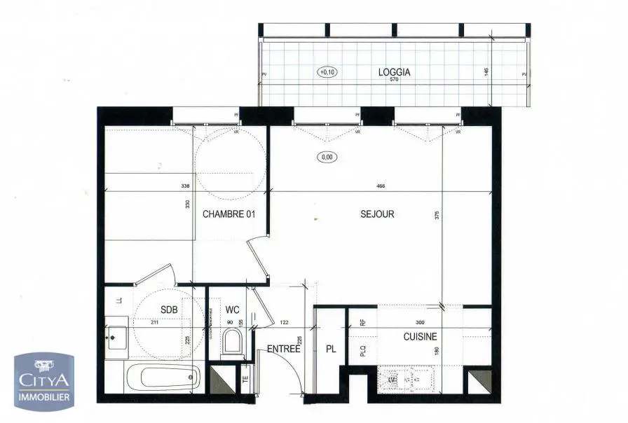 Photo 1 Appartement 2 pièces 42.77m²