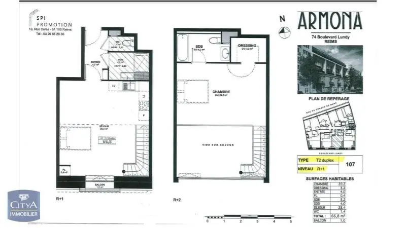 Photo 9 Appartement 2 pièces 66.8m²