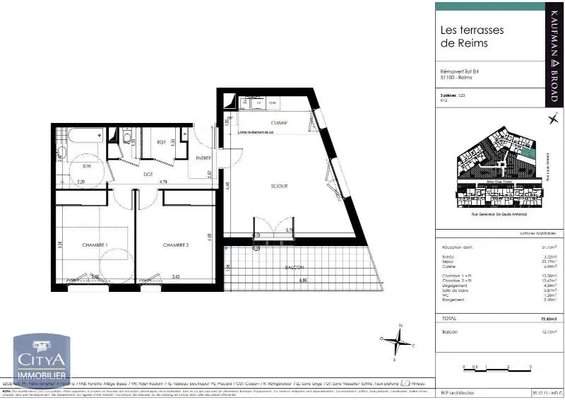 Photo 1 appartement Reims