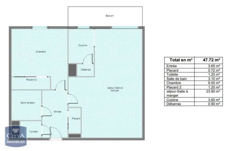 Photo 9 Appartement 2 pièces 47.72m²