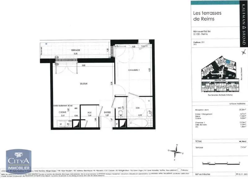 Photo 5 Appartement 2 pièces 44.78m²