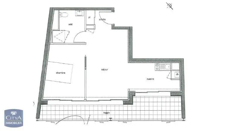 Photo 2 Appartement 2 pièces 43.22m²