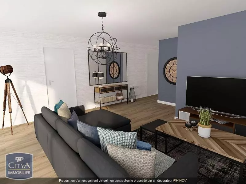 Illustration pour Appartement 2 pièces 54.57m² Photo Appartement 2 pièces 54.57m²