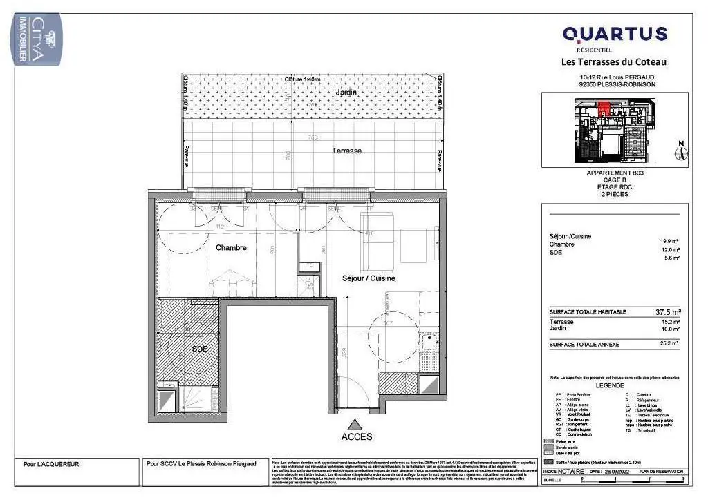 Photo 14 Appartement 2 pièces 37.5m²