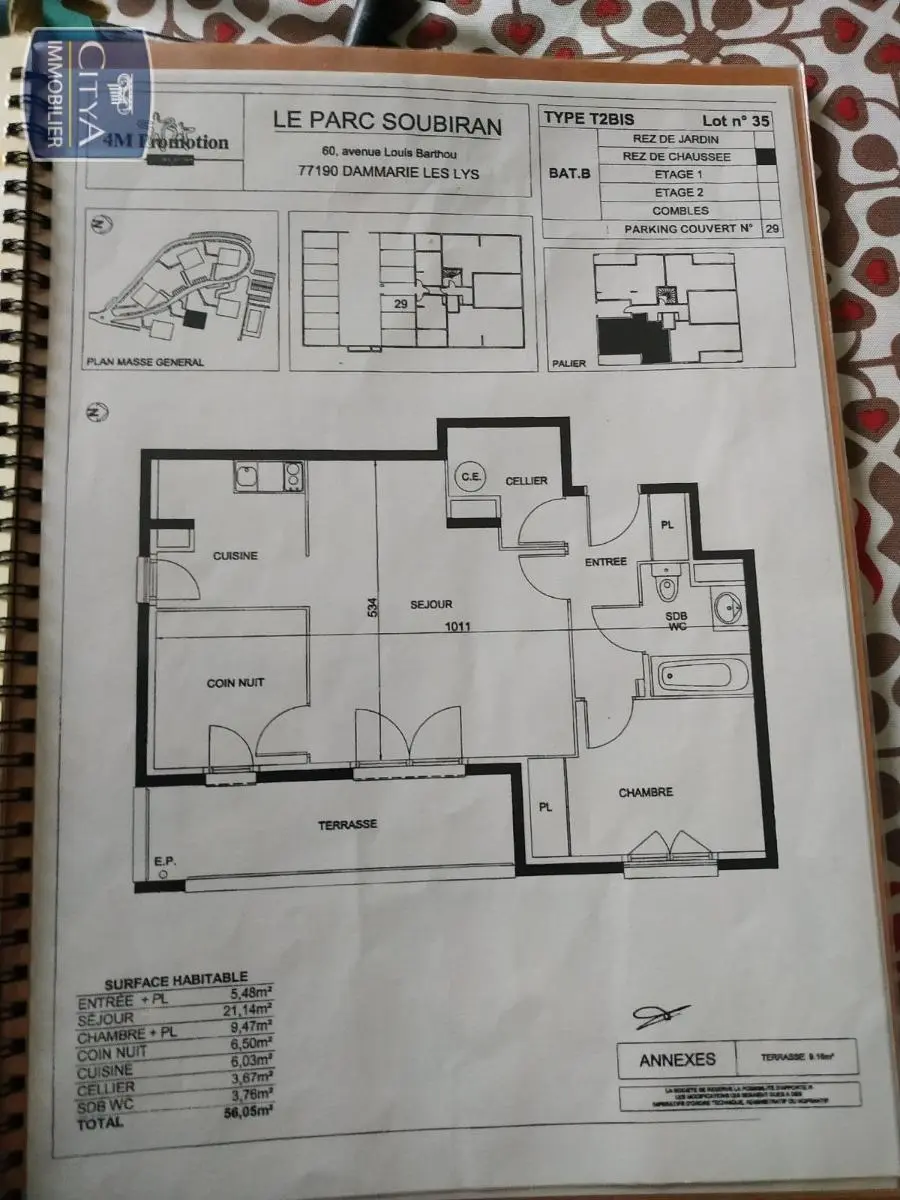 Photo 16 Appartement 2 pièces 56.36m²