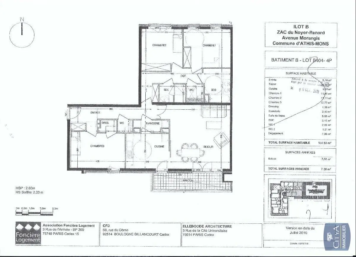 Photo 1 Appartement 4 pièces 103.86m²